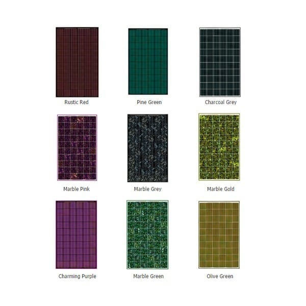 10er-Pack Solarmodule mit 300 W in Ziegelbraun – Bild 2